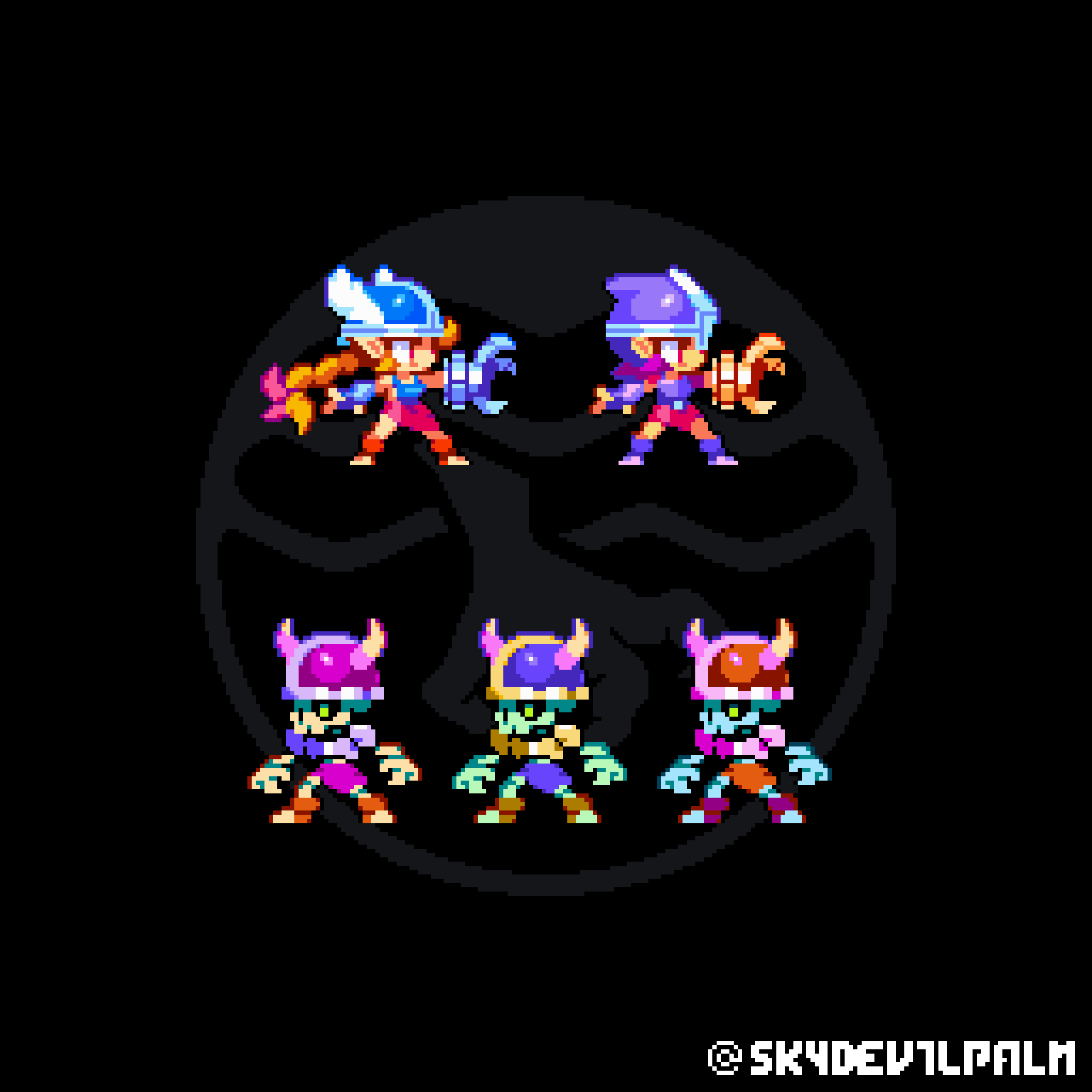 Viking Warriors Character Set