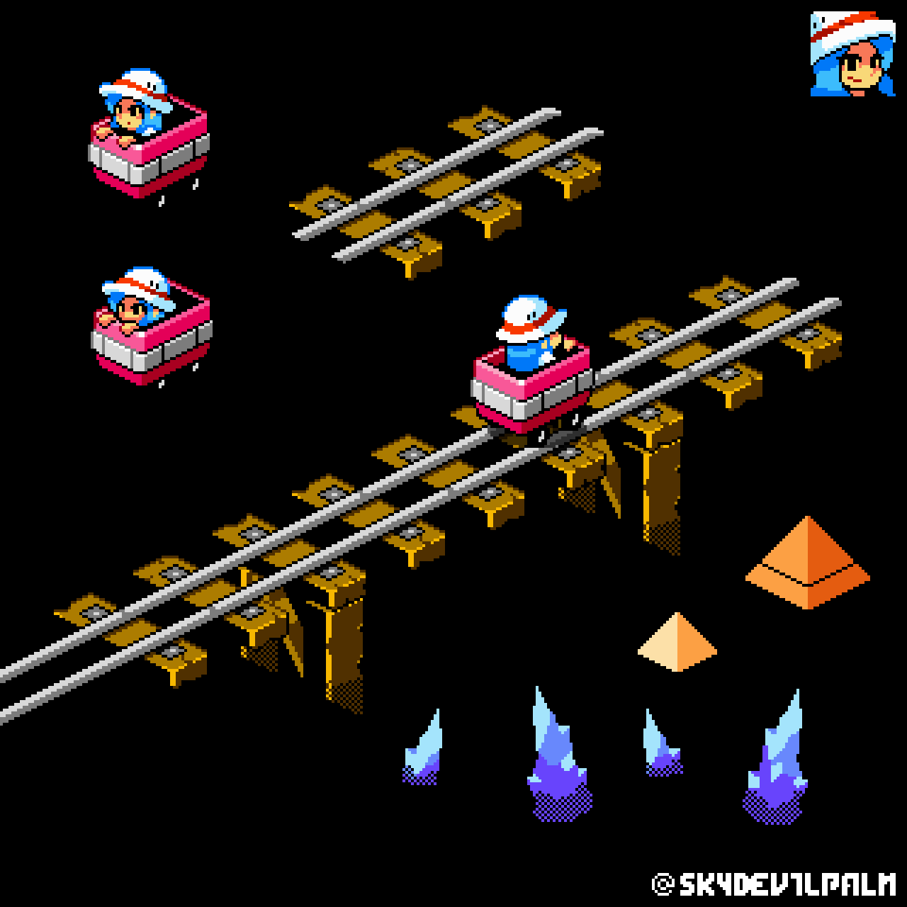 Explorer Girl - Isometric